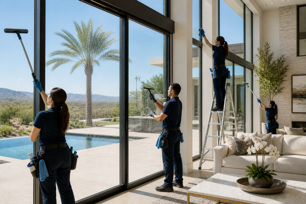 Window Cleaning in Scottsdale, Mesa, and Chandler
