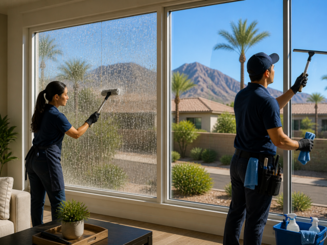 Streak-Free Window Cleaning in Phoenix: Why Professional Services Beat DIY Every Time