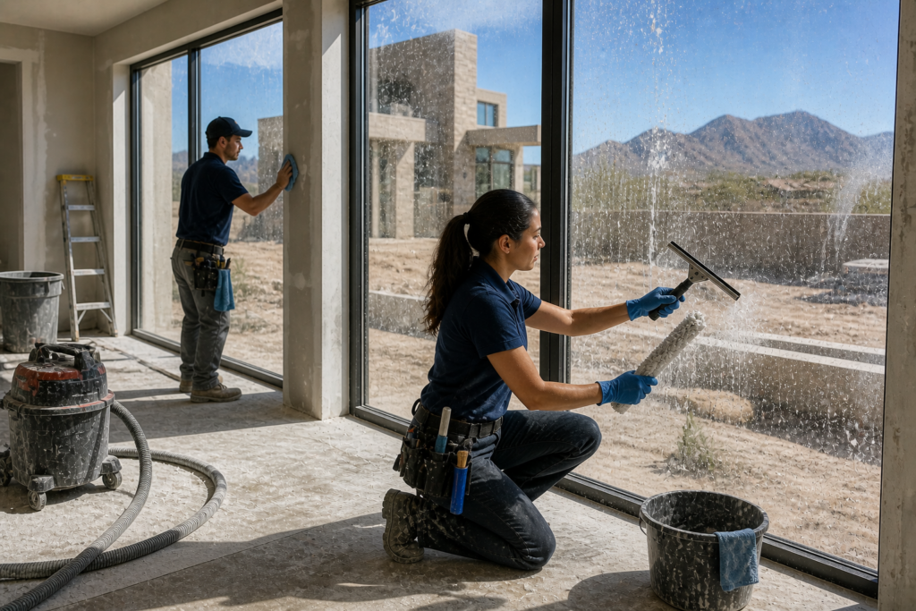 Post-Construction Window Cleaning in Phoenix