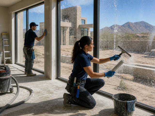 Post-Construction Window Cleaning in Phoenix: The Final Step Builders Forget