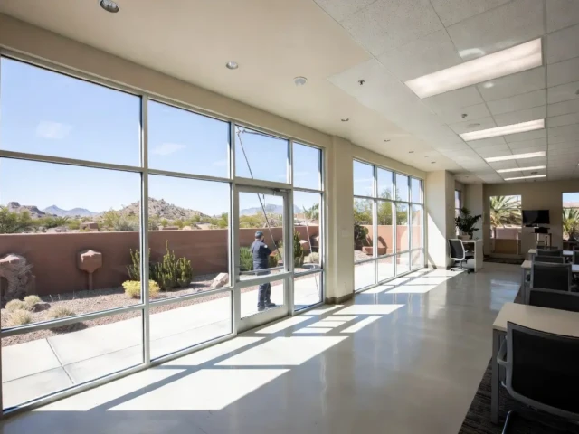 Interior Window Cleaning for Offices in Scottsdale: Enhancing Productivity and Natural Light