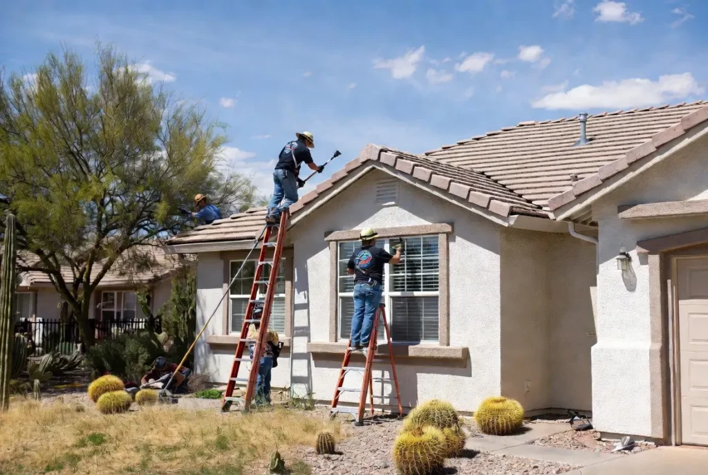 Gutter Cleaning and Window Services in Mesa: Complete Exterior Maintenance Guide