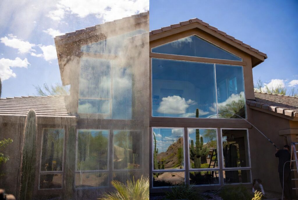 Window Cleaning in Glendale and Peoria AZ - CDI Professional Services